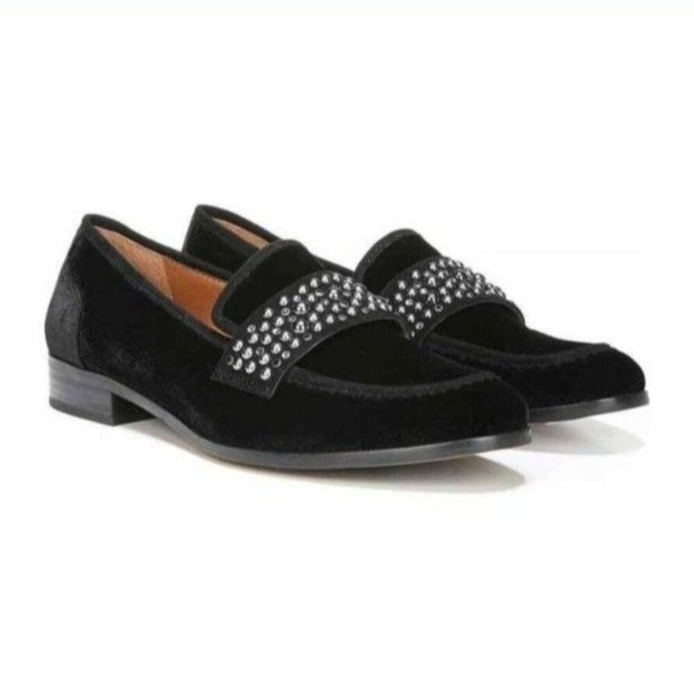NWOB SARTO Franco Sarto Women's Johanna Black velvet Loafers